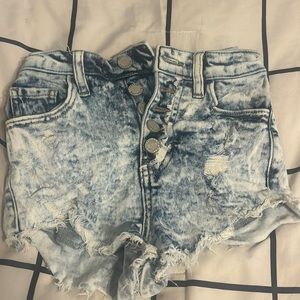 Ultra High Rise Jean Shorts